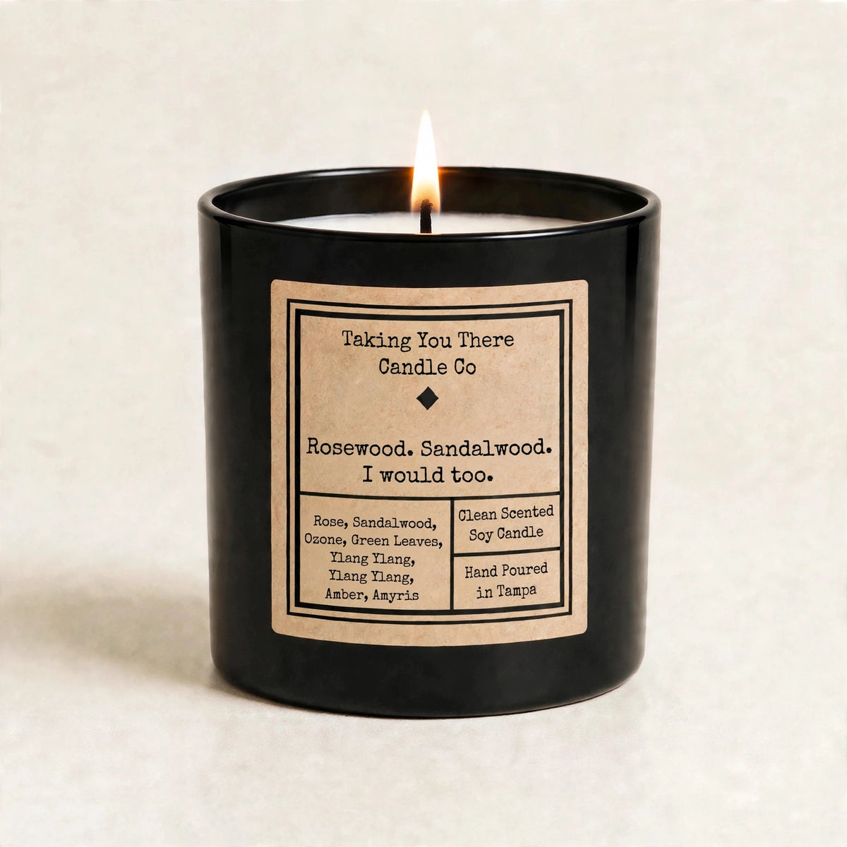 Rosewood. Sandalwood. I would too.