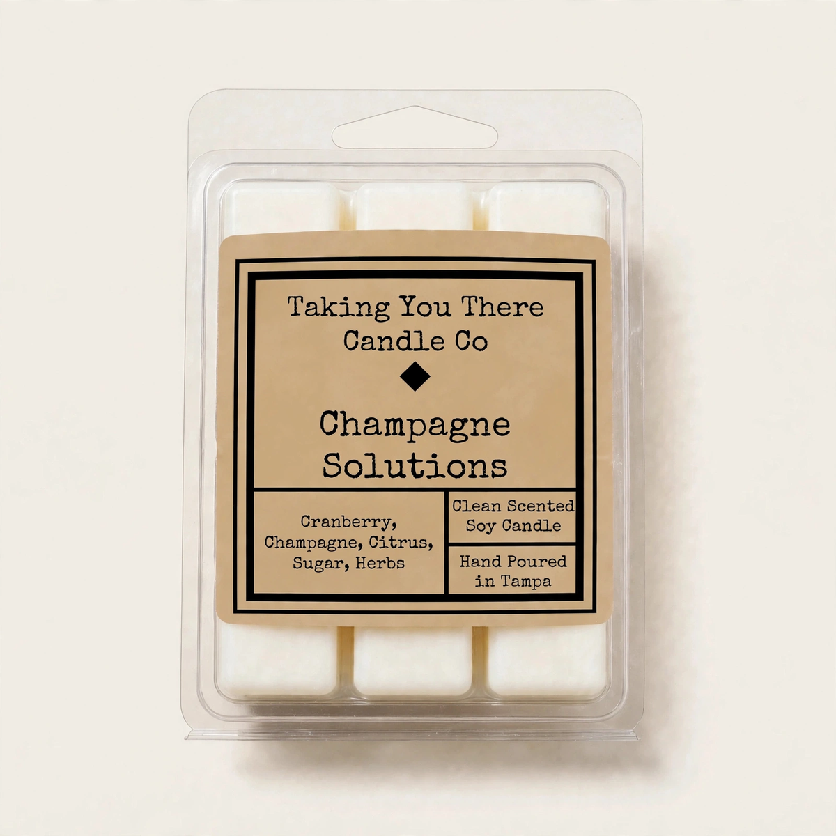 Champagne Solutions- Wax Melt
