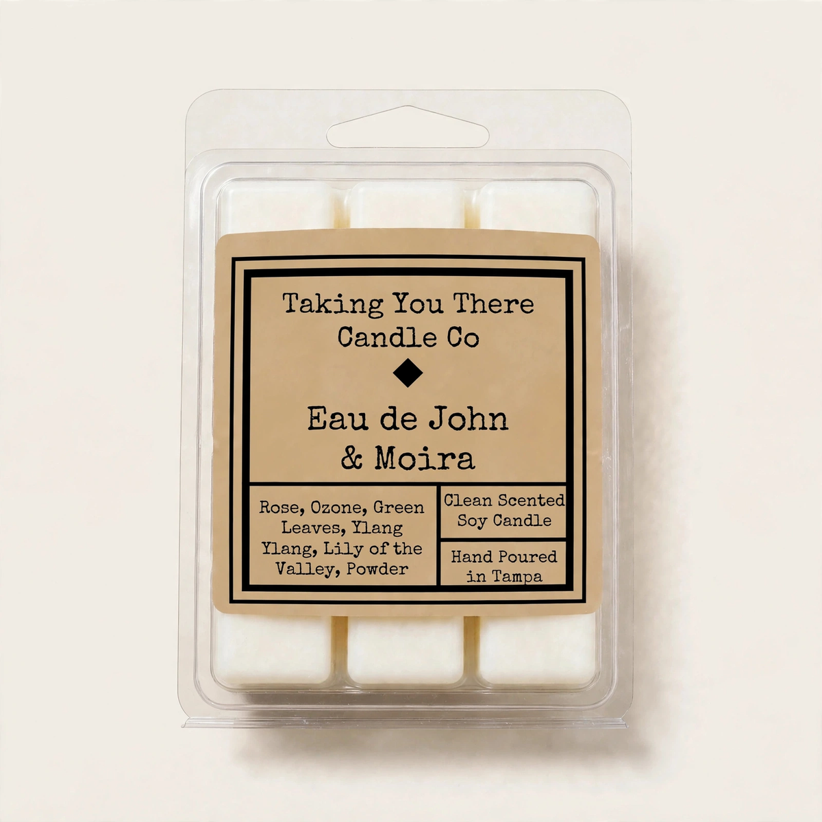Eau de John & Moira- Wax Melt